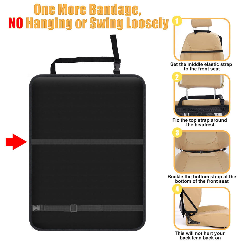 Meolsaek kick mats durable material with reinforced seams withstand active kids.