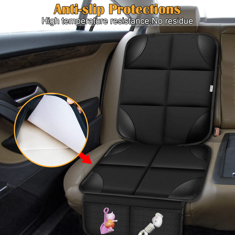 Meolsaek side pockets and drink holders organize toys and beverages