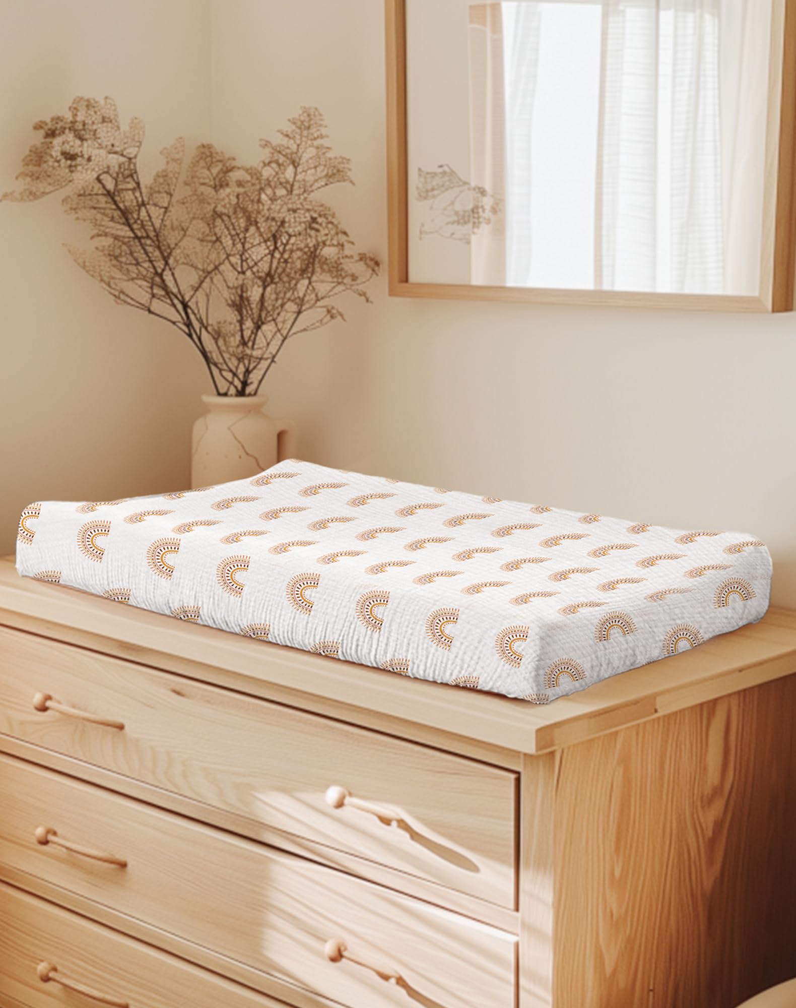 Meowcards changing pad cover 2-pack display for busy parents