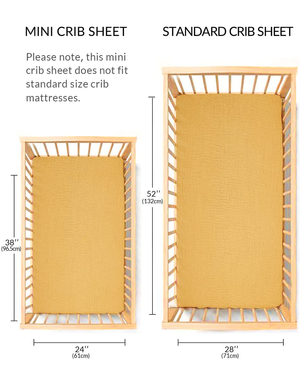 Meowcards mini crib sheet adds breathable softness to nap time decor