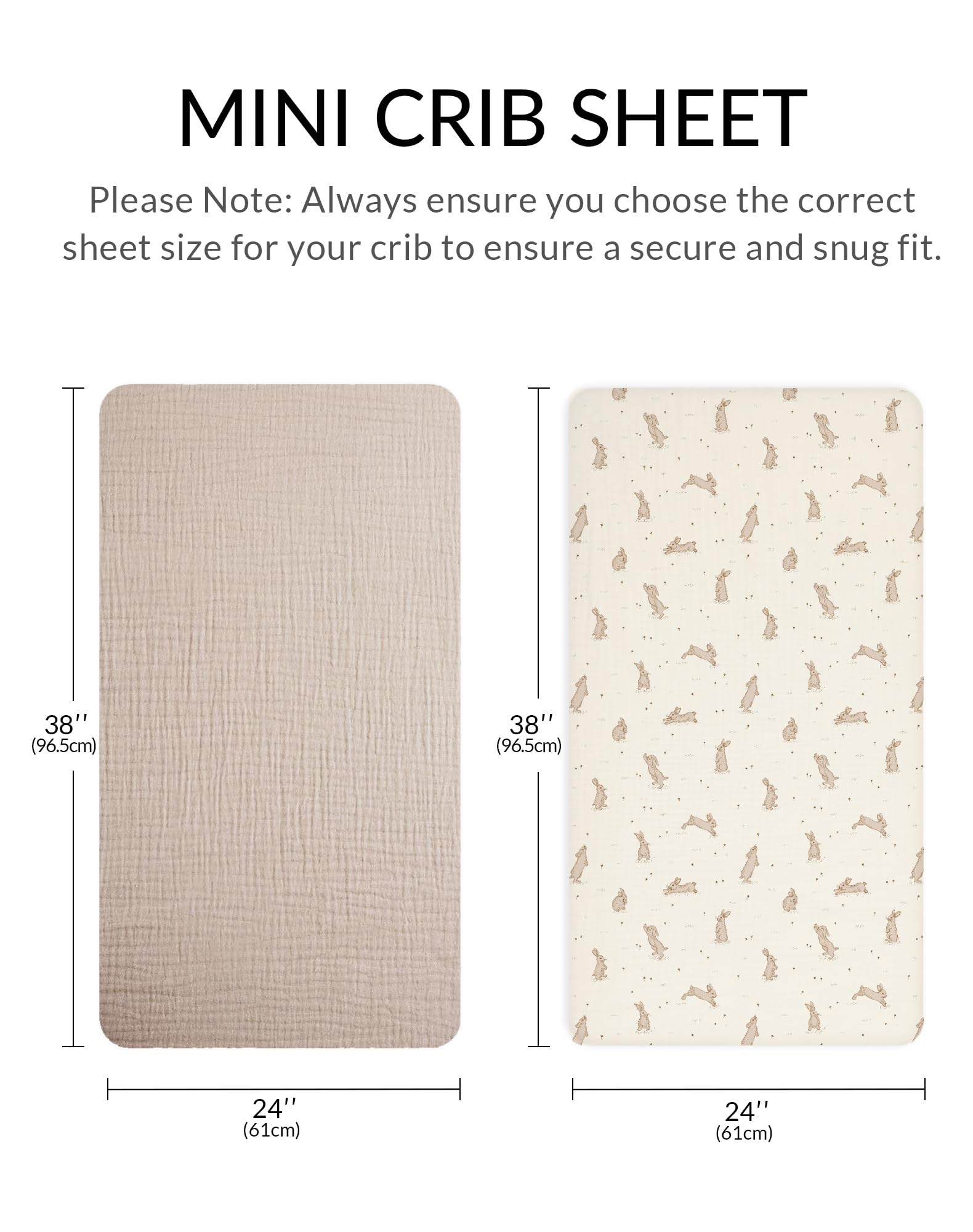meowcards mini crib sheets pack and play fit demonstrates convenient sizing for travel nursery