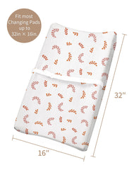 Meowcards muslin changing pad cover soft breathable fabric for baby's sensitive skin