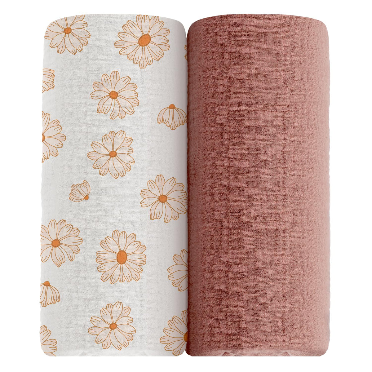 meowcards muslin swaddle soft texture closeup highlights ultra-soft fabric for baby comfort