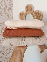 Meowcards Morandi colors closeup highlights modern, stylish nursery accent