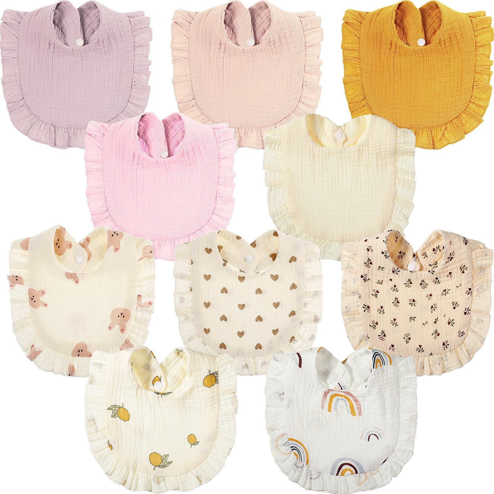 Mepase baby bib variety styles for versatile drool protection