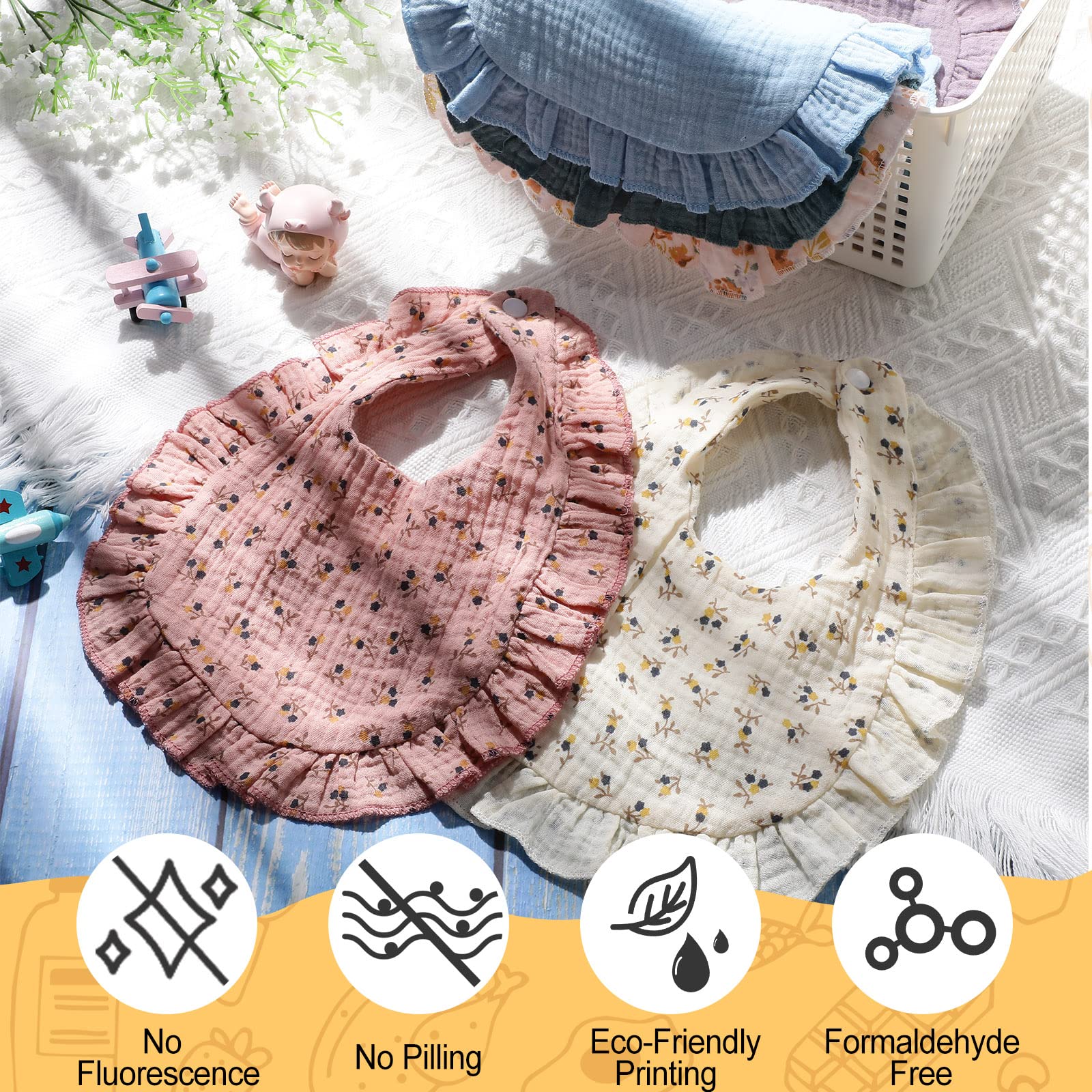 Mepase bibs coordinate with outfits for easy styling