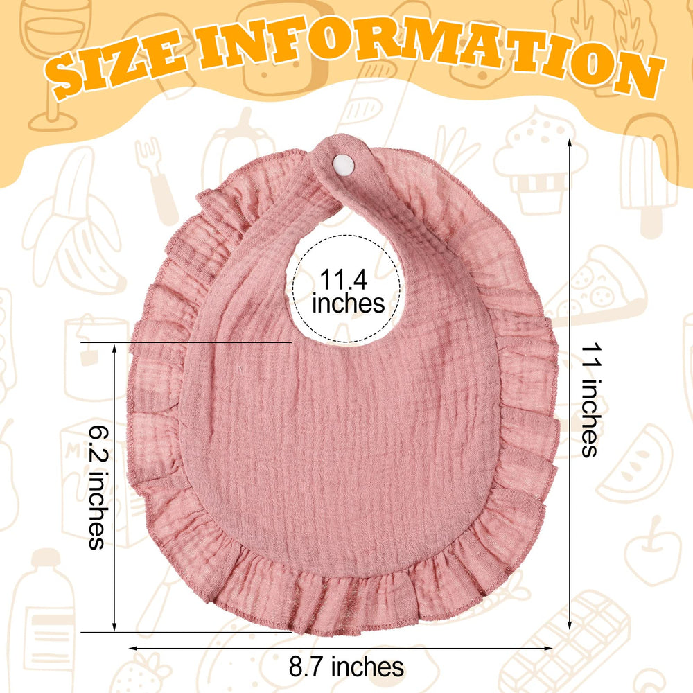 Mepase bibs in soft cotton protect baby's delicate skin