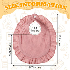 Mepase bibs in soft cotton protect baby's delicate skin