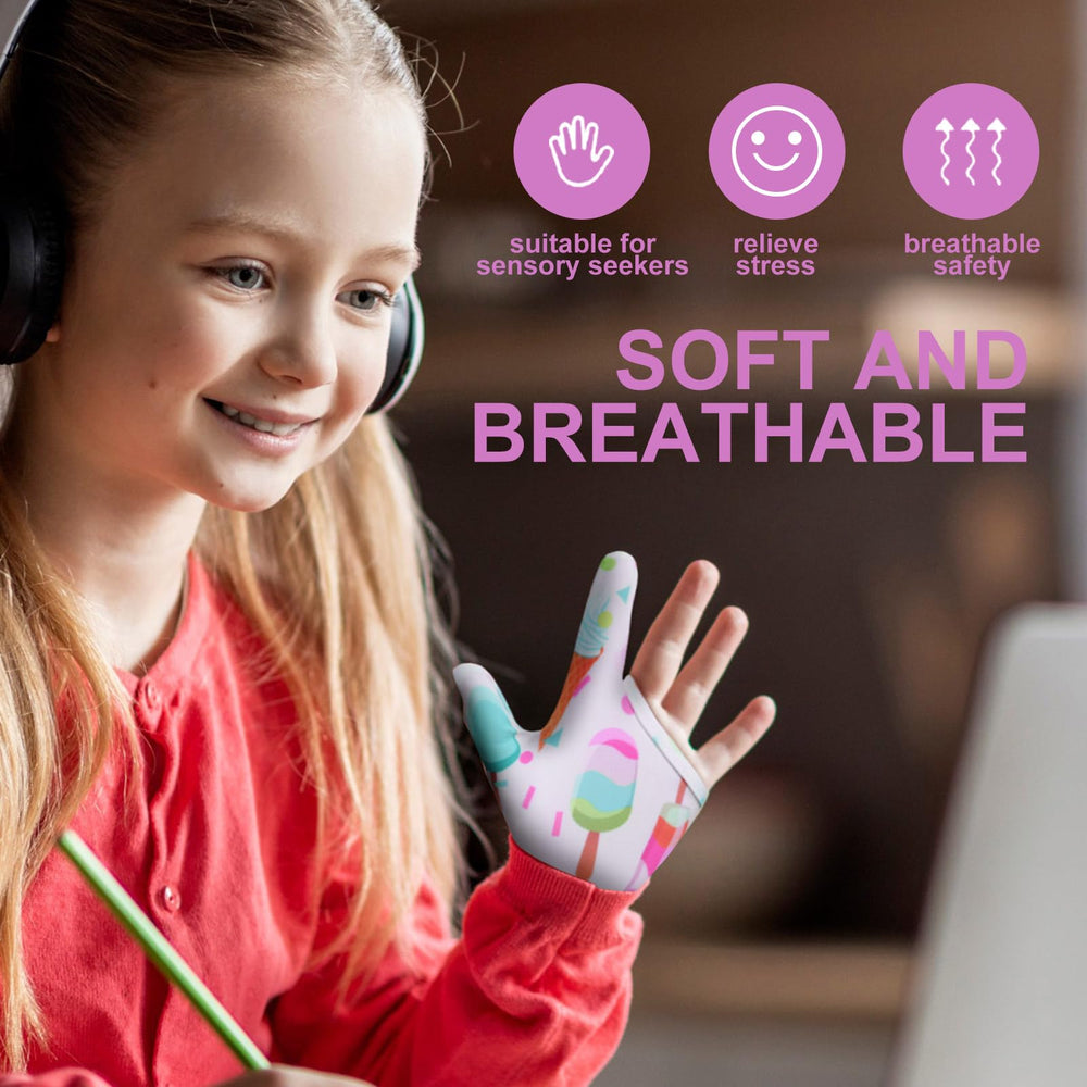 Mepase finger protection gloves remind kids gently to avoid finger-sucking.