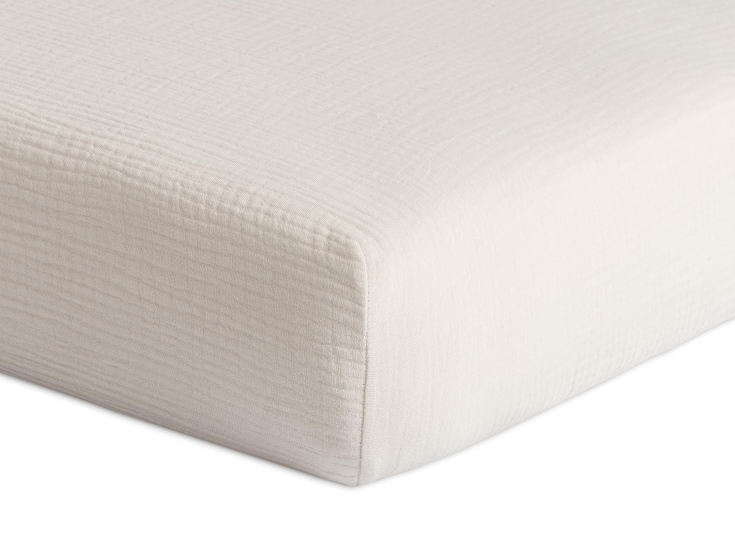 Meracorallo Mini Crib Sheet snug edge fit prevents slipping.