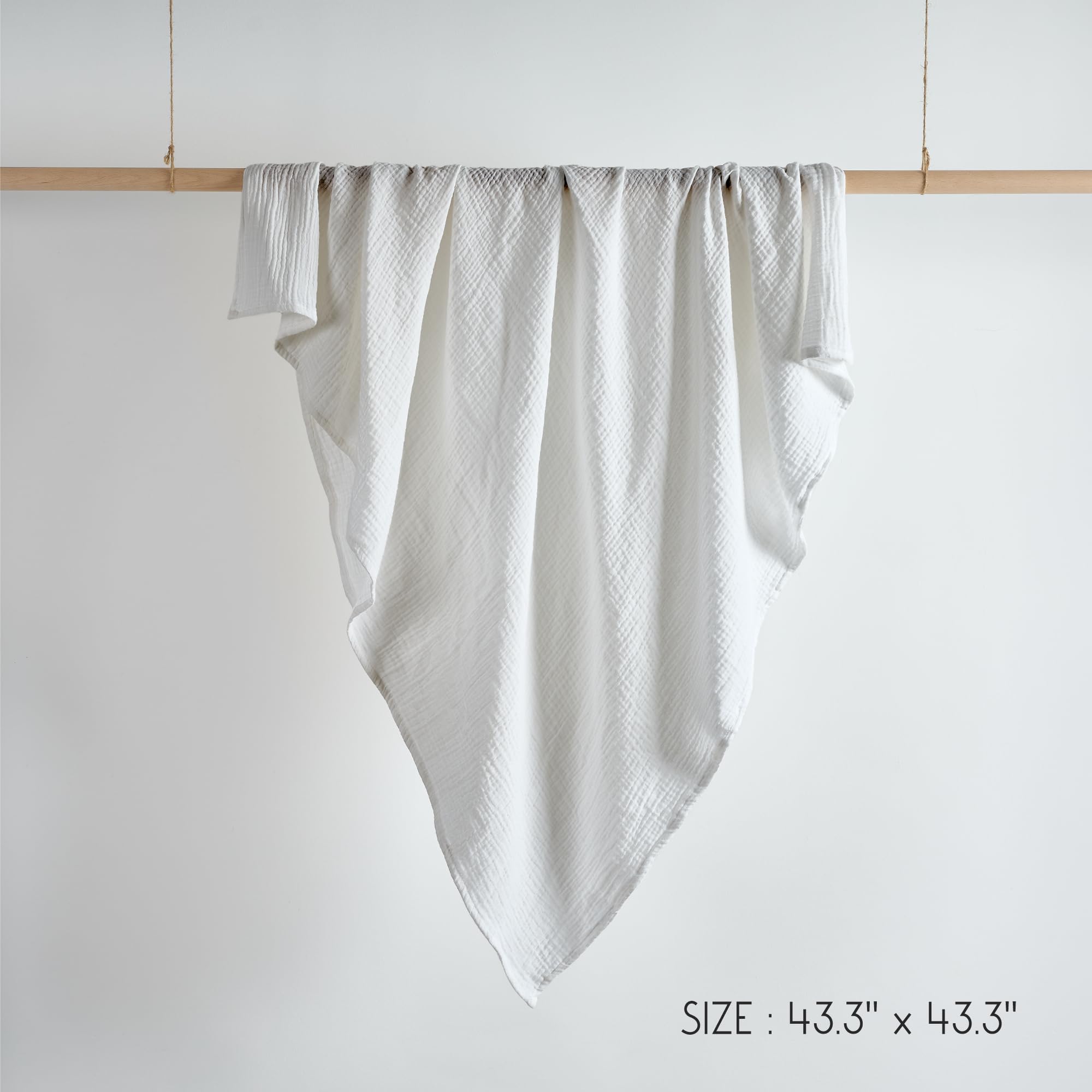 Meracorallo muslin swaddle blanket soft touch aids cozy nap times.
