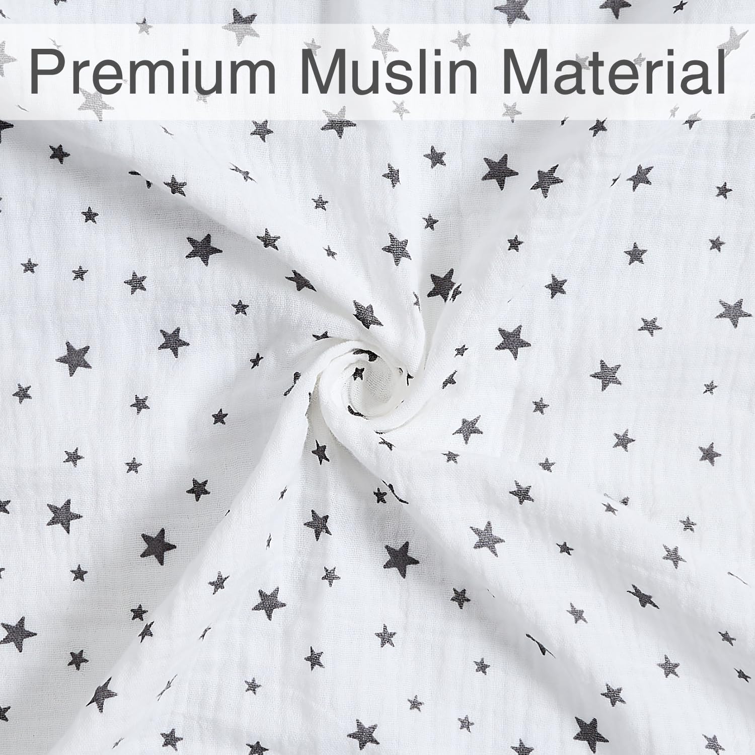 Meracorallo Muslin Swaddle blanket multi-use baby blanket for burping or changing