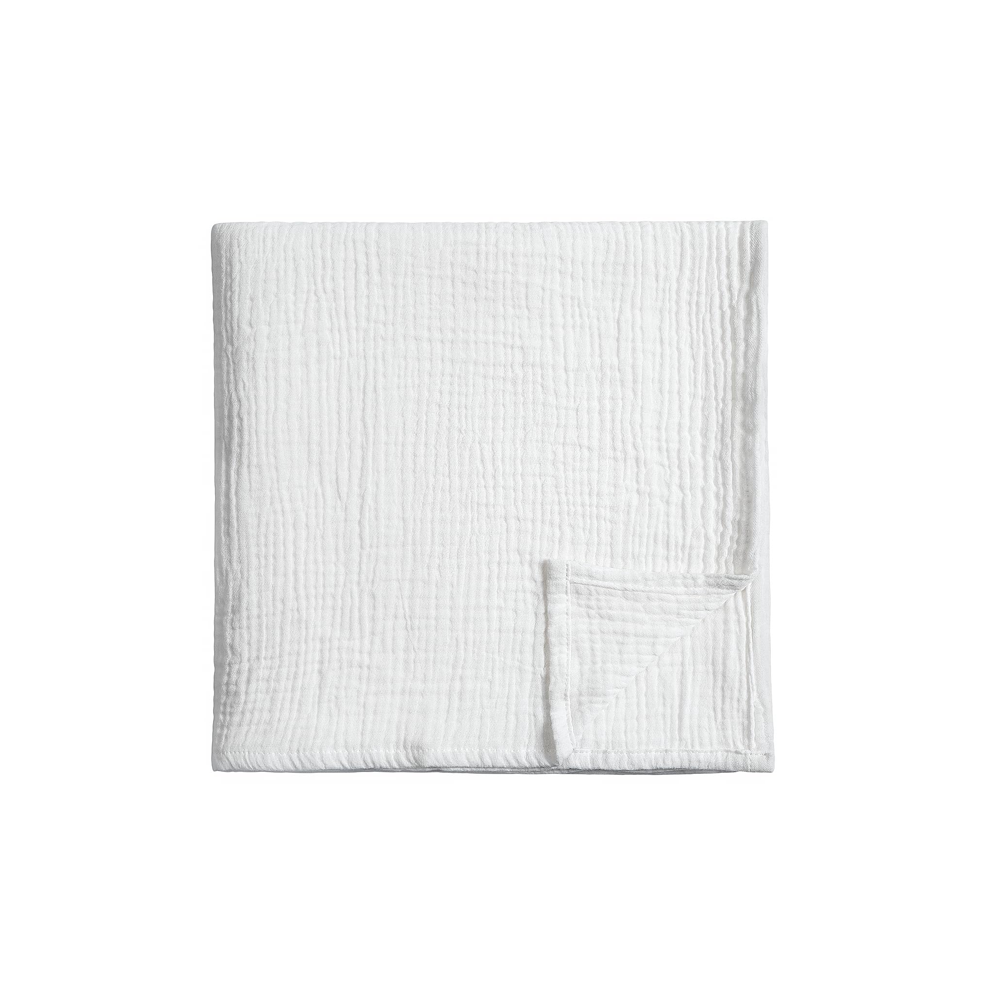 Meracorallo muslin swaddle blanket soft cotton texture for gentle newborn comfort.