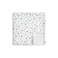 Meracorallo Muslin Swaddle blanket star pattern close-up for breathable newborn comfort