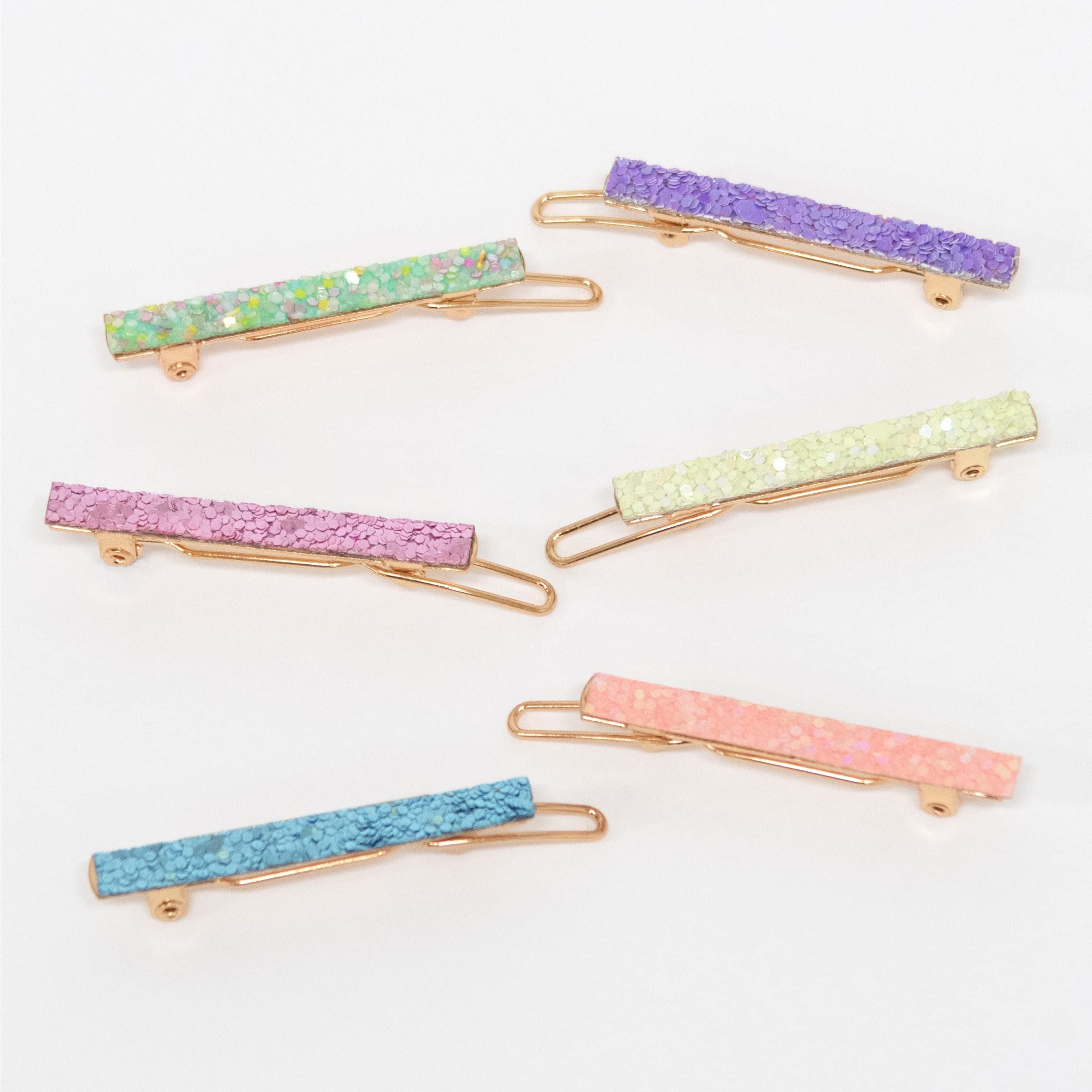 Meri Meri gold tone snap clip detail for secure, easy attachment.