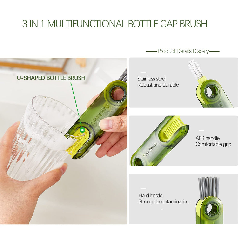 Meritpick bottle gap cleaner brush focuses on precise inner-wall cleaning for cups and caps.