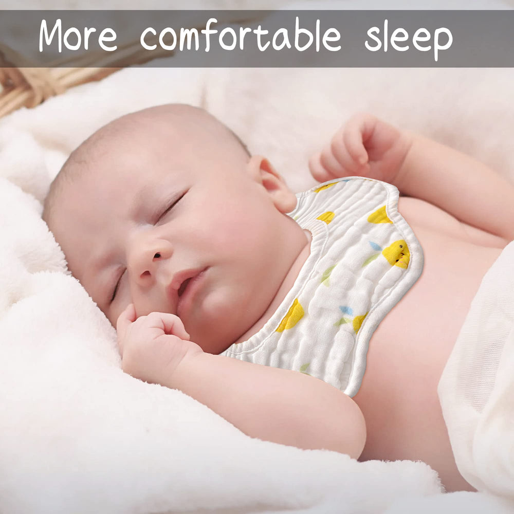Merlinae Muslin Bibs machine-washable care, sharing ease