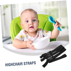 MERRYHAPY booster seat straps universal-buckle demonstrates adjustable fit for chairs.