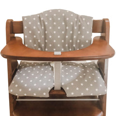 Messy Me highchair cushion Hauck Alpha Plus setup enables quick, secure installation.