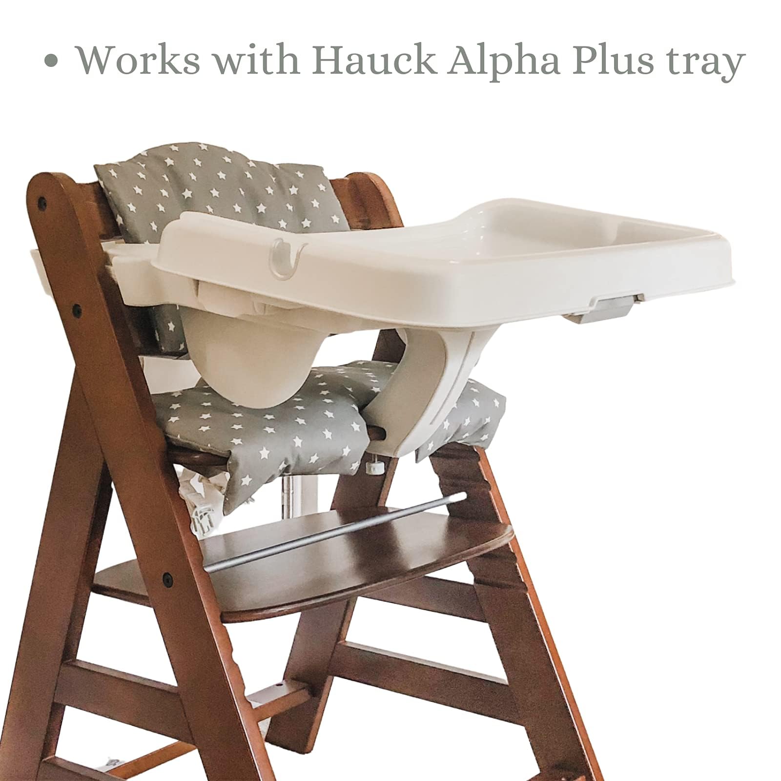 Messy Me highchair cushion padded seat provides cushioned comfort during feeds.