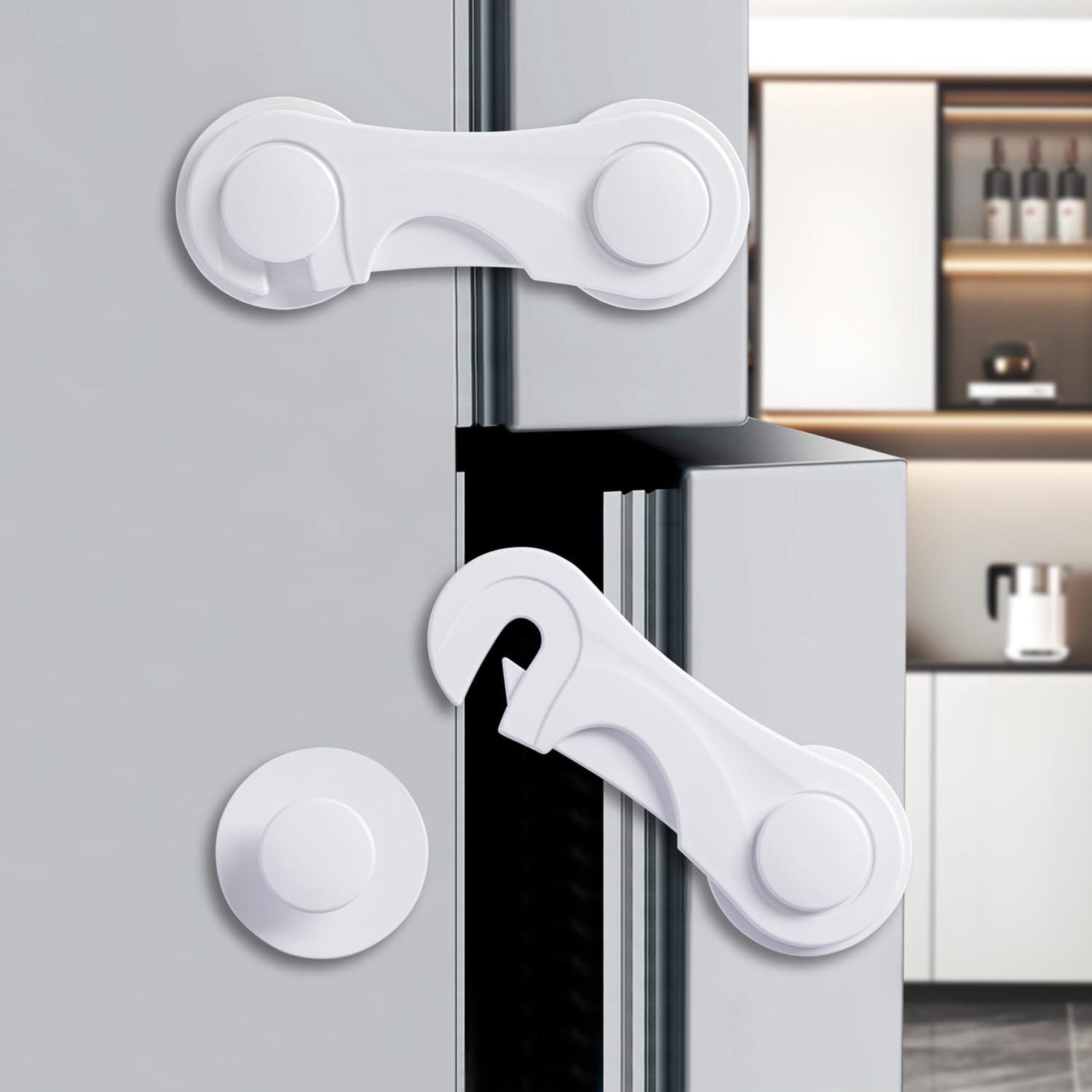 Metoluar oven door lock applied with adhesive for appliance safety.