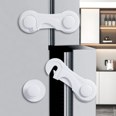 Metoluar oven door lock applied with adhesive for appliance safety.