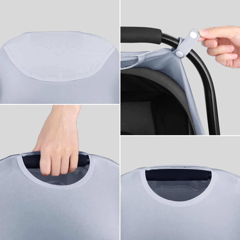 Metplus 2-in-1 sun shade adapts to weather with versatile protection.