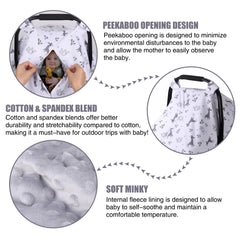 Metplus 360-degree coverage protects baby from sun, wind, and dust during outings.