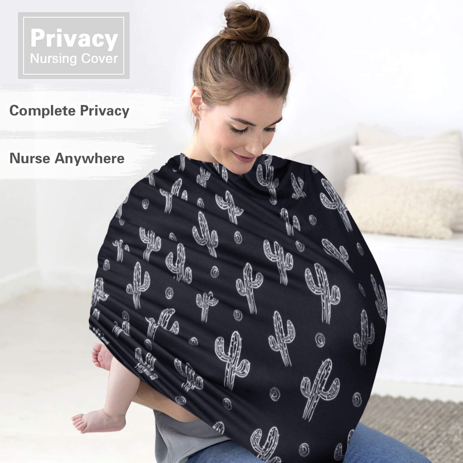 Metplus Black Cactus canopy worn as stroller shade for wind protection.