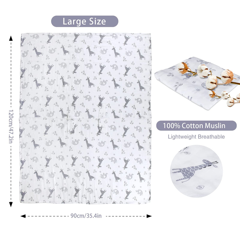 Metplus muslin texture close-up shows breathable cotton for airflow.