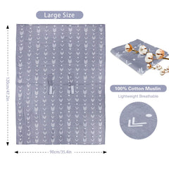 Metplus baby shower gift canopy Arrow print delivers stylish, multi-use coverage.
