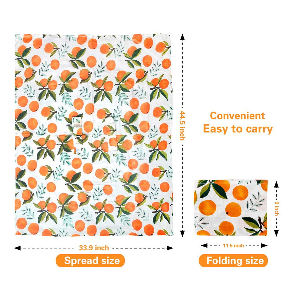 Metplus burp cloth and changing table cover show multi-use practicality.