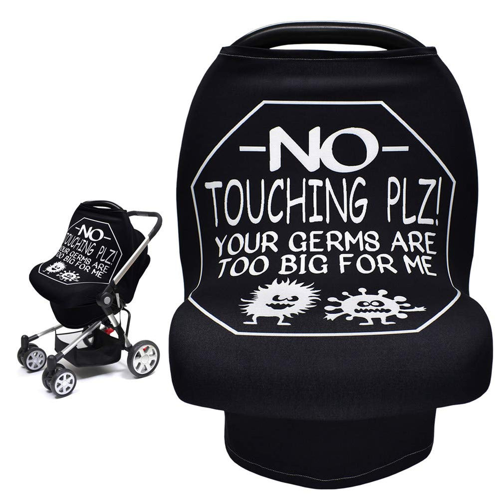 Metplus car seat cover baby canopy shields sun and wind for outings.