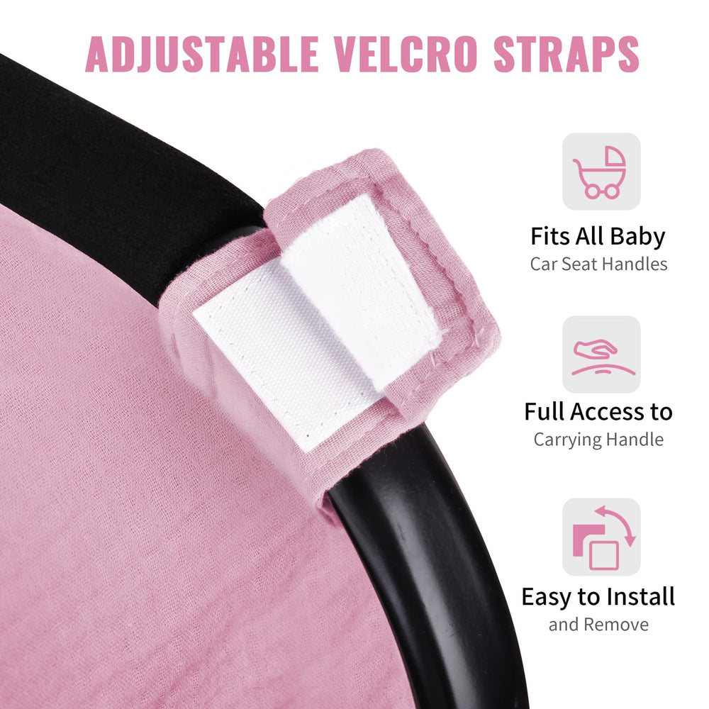 Metplus car seat cover with UV protection for outdoor outings.