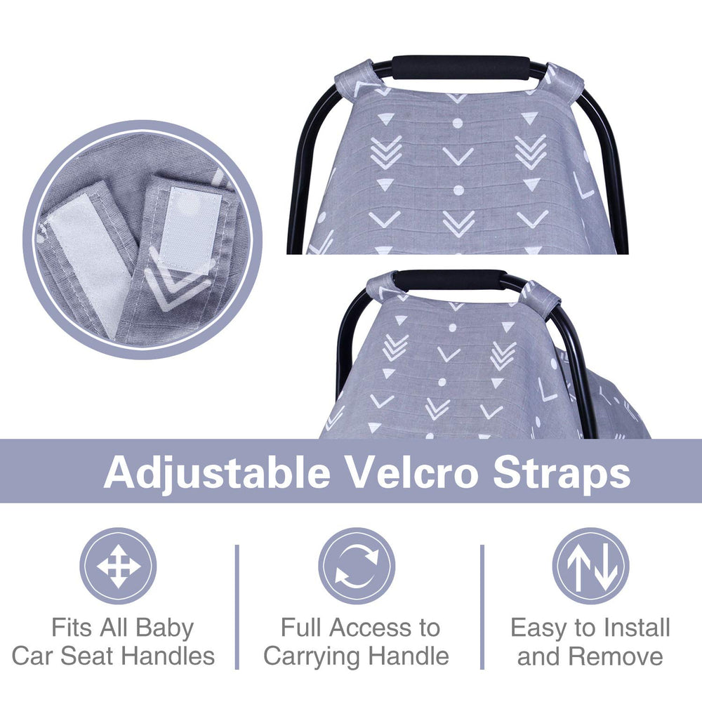 Metplus infant canopy Arrow provides breathable airflow over carseat or stroller.