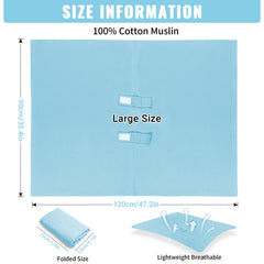 Metplus Muslin multi-use design shows canopy, feeding cover, and sunshade in one piece.