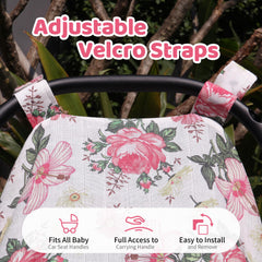 Metplus nursing cover use with breathable cotton for discreet feeding on the go