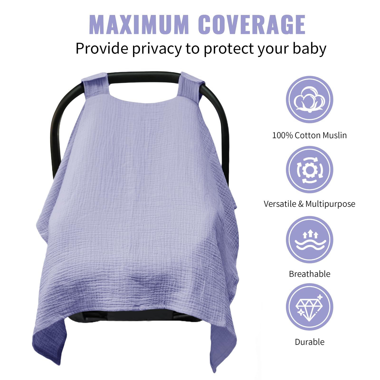Metplus stroller sunshade provides shade during a stroll.