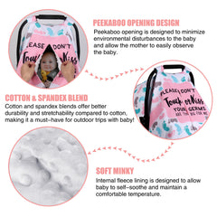 Metplus Peekaboo opening reveals easy checks with a soft Minky lining.