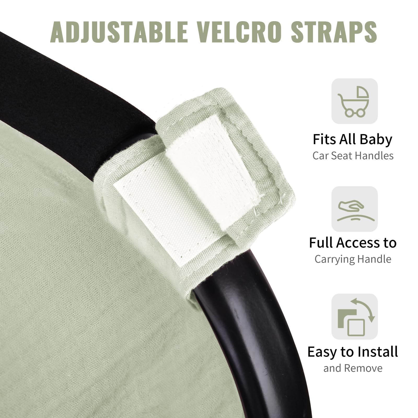 Metplus UV-protection car-seat cover shields baby from sun during outdoor adventures.