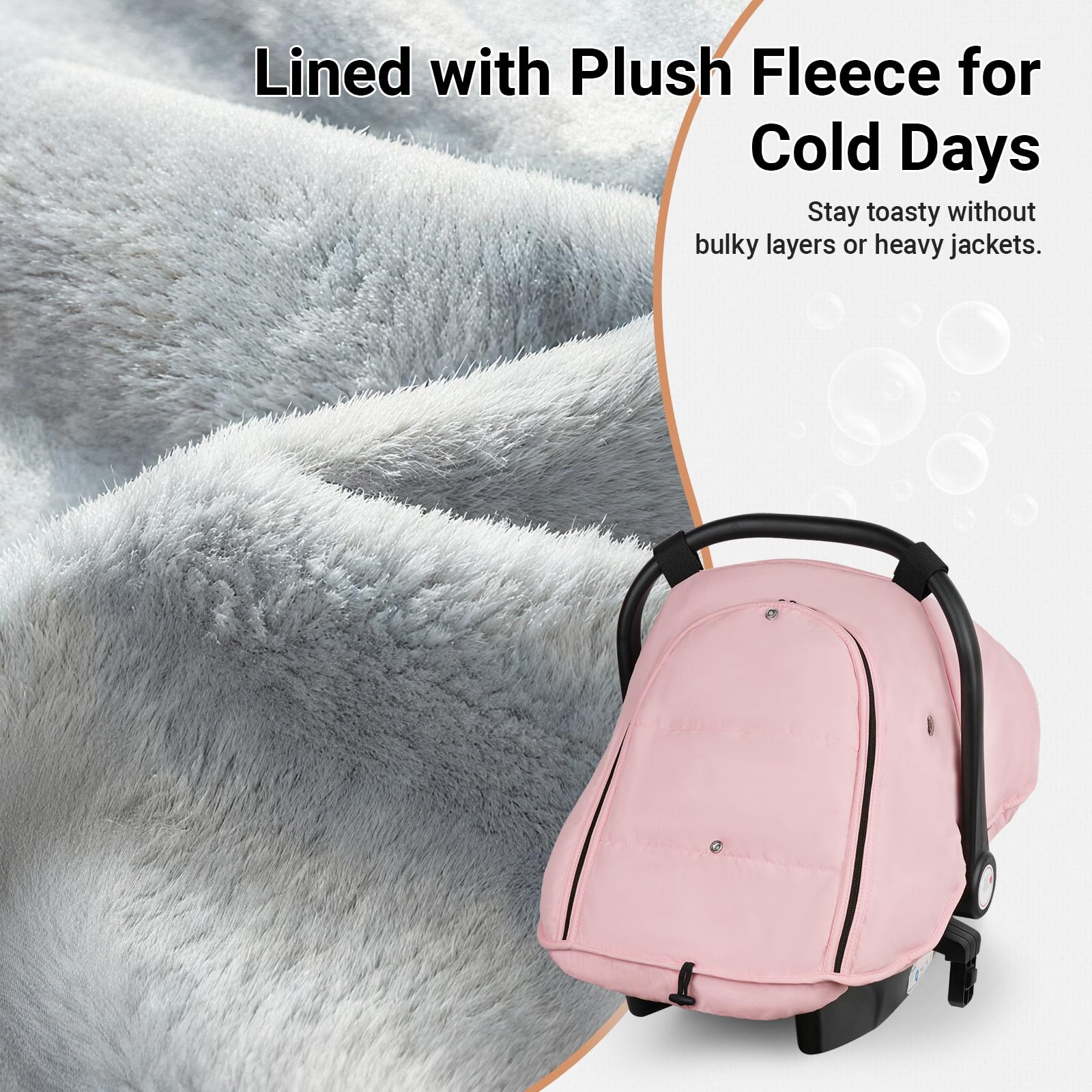 Metplus ventilation holes promote airflow for nap time comfort