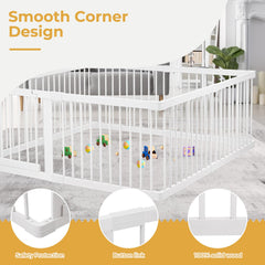 MEWANG foldable playpen folds for easy storage and transport
