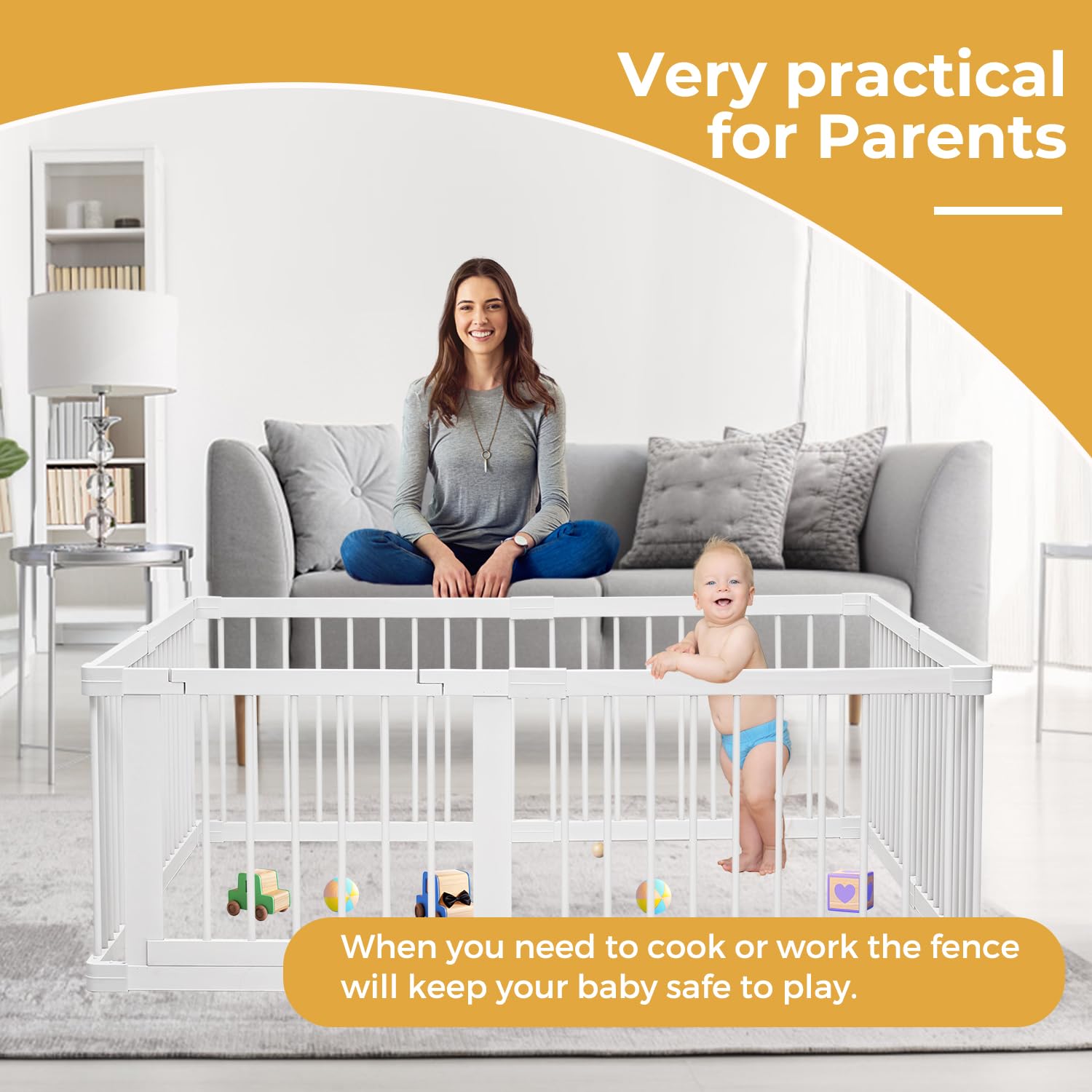 MEWANG playpen designed for indoor and outdoor use