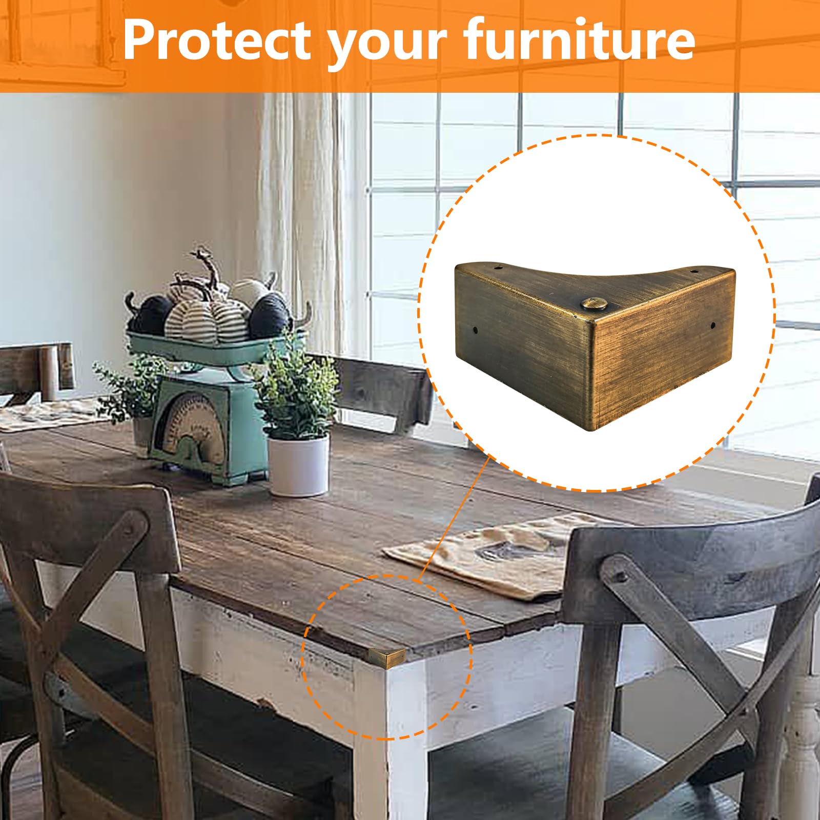 Mewuthede table-edge corner protector-wood furniture highlights rustic style and reliable edge protection.