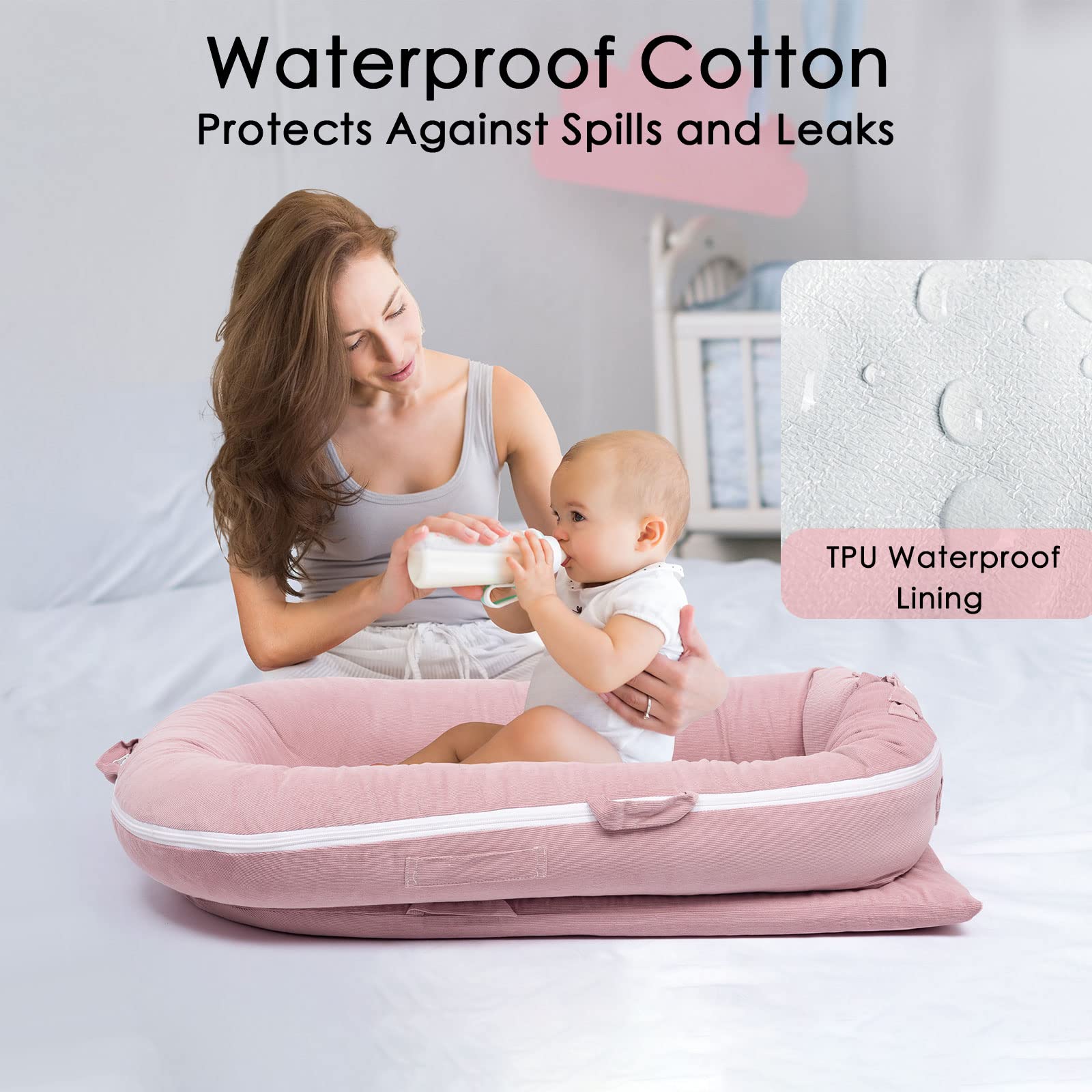 MEXXI adjustable snap-buttons ensure snug fit for growing babies