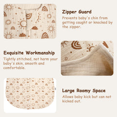 MEXXI zipper protector at the top prevents scratches near baby's jaw