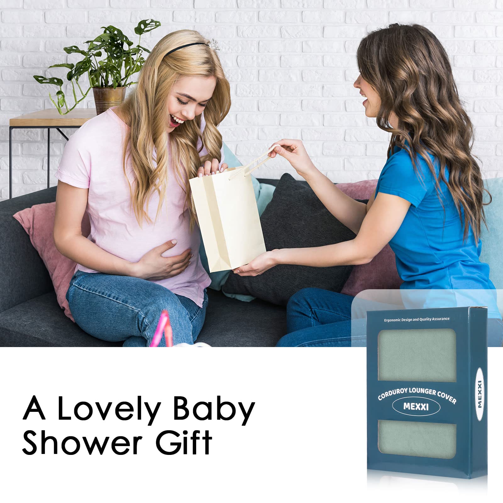 MEXXI gift-ready packaging makes a thoughtful baby shower present.