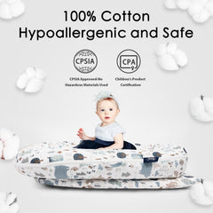 MEXXI forest cover side view emphasizes breathable cotton material for comfort