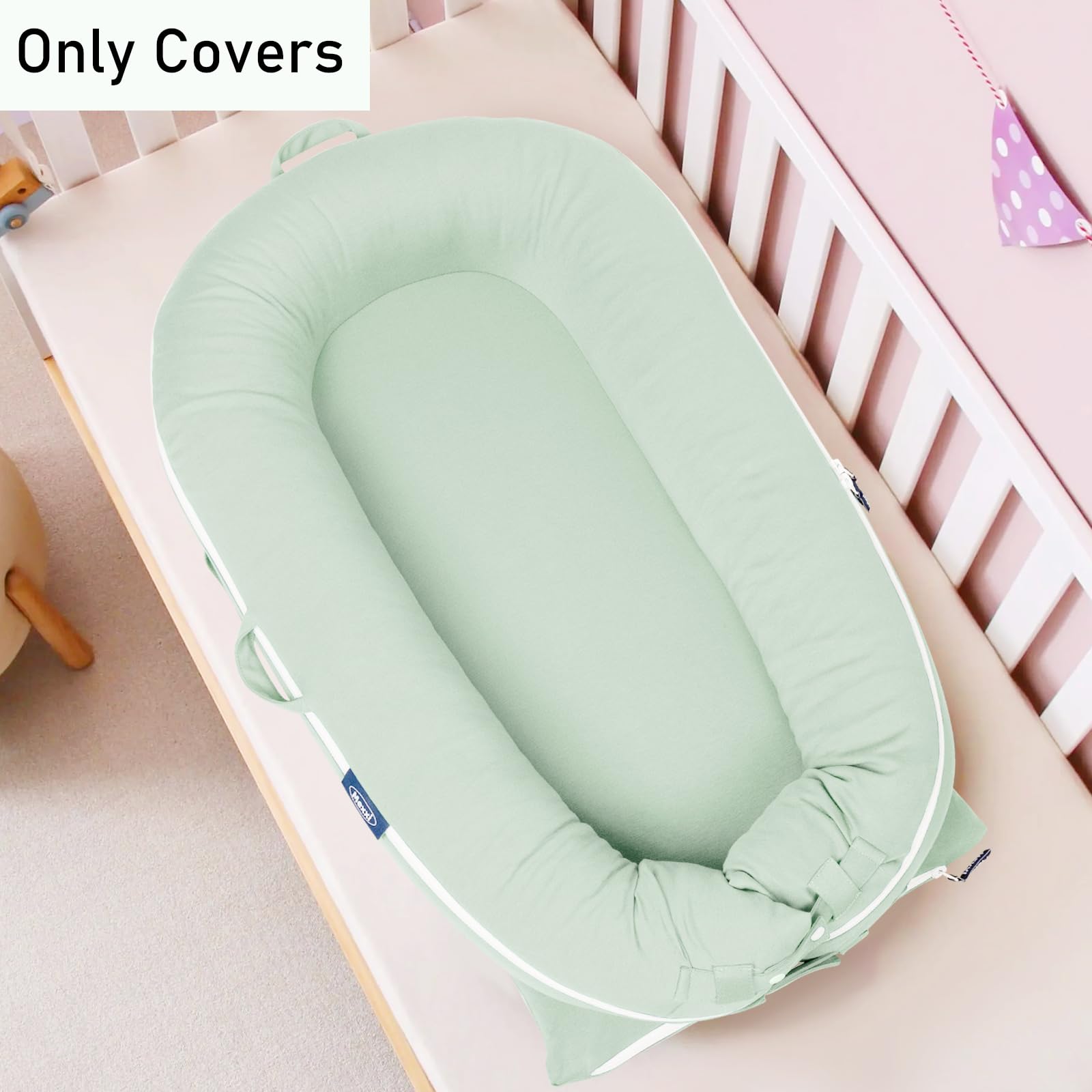 MEXXI Pistacho Green cover displayed with secure closures and snug fit