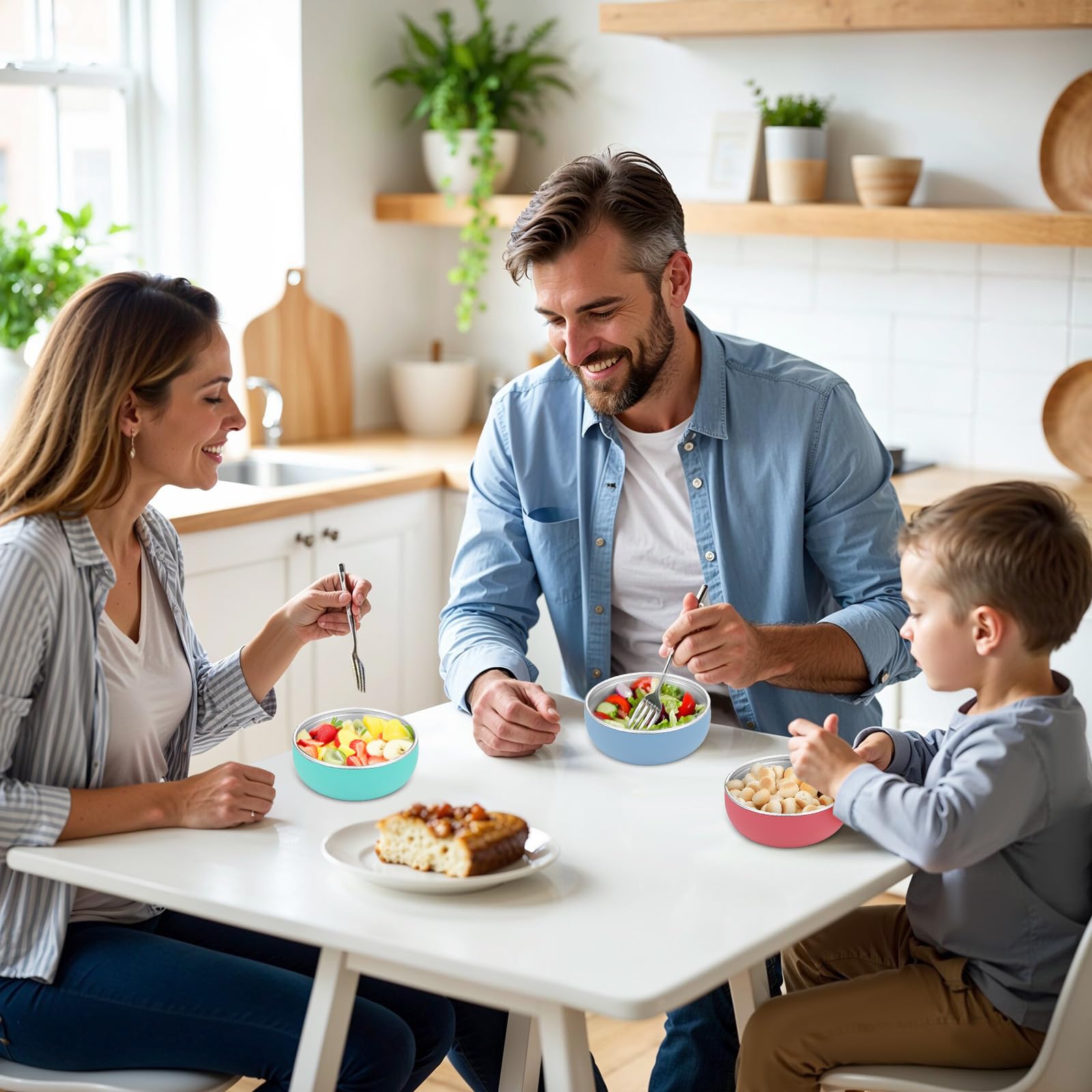 Meyeyaia 5 inch bowls ideal for soup, cereal, yogurt, and snacks